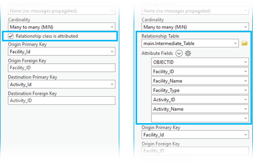 Differences between the Create Relationship Class and the Table To Relationship Class geoprocessing tools