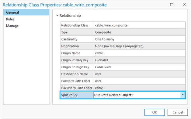 Relationship class properties