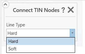 Connect TIN Nodes dialog box