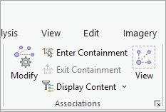 Tools and commands in the Associations group