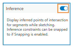 Inference toggle button