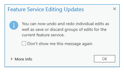 Feature Service Editing Updates