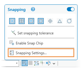 Snapping Settings