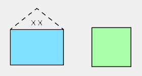 Visual example of two dictionary symbols with all configurations on except Icon and Modifiers