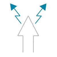 An example of the Double Jog Arrow rule option