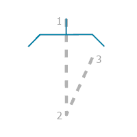 A construction guide for the Tip with Perpendicular and Ticks rule option