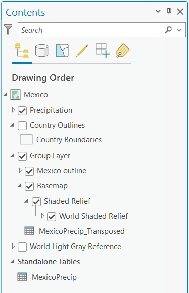 Contents Pane Arcgis Pro Documentation