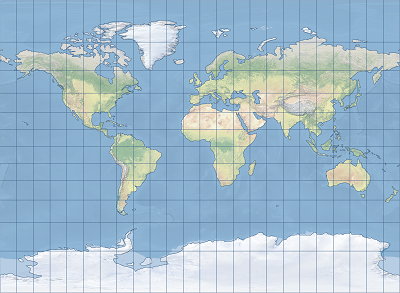 mercator projection cylinder