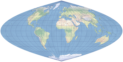 An example of the Craster parabolic projection