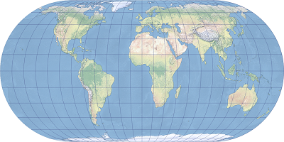 An example of the Eckert IV projection