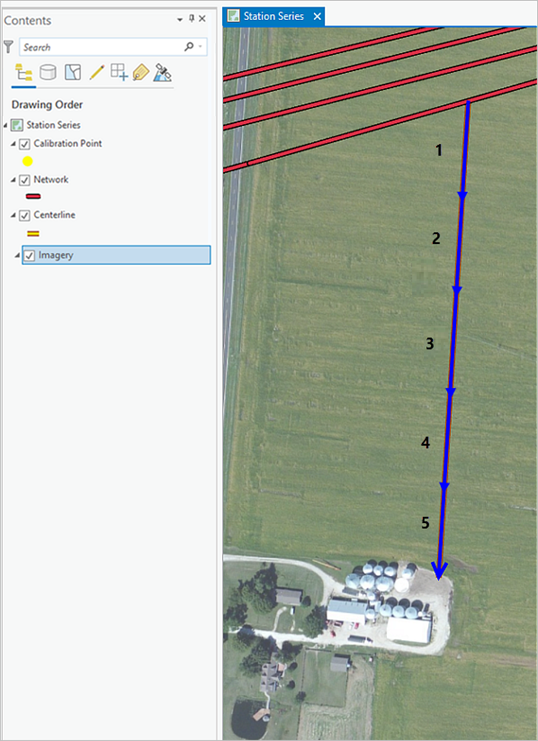 Choosing the centerline on the map