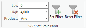Tools in the S-57 Set Scale Band group