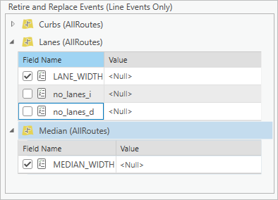 Expanded Lanes event layer fields