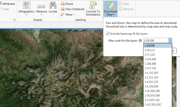 Take A Map Offline Arcgis Pro Documentation