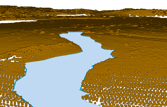 Enforce River Monotonicity tool illustration