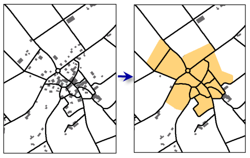 Delineate Built-Up Areas (Cartography)—ArcGIS Pro  Documentation