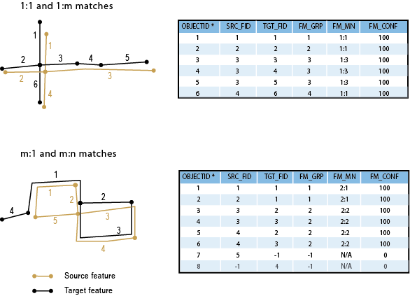 Illustrations of match information