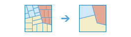 Dissolve Boundaries tool illustration