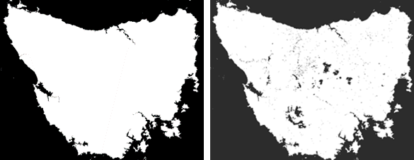 Flood Fill from Image Boundary parameter results