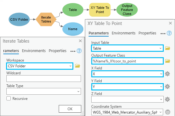Use Iterate Tables with csv inputs