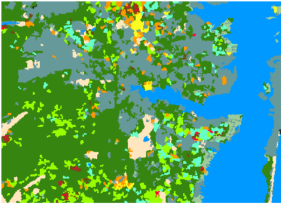 Final generalized land-use map