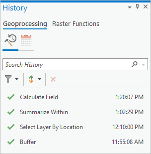 Panel Historial