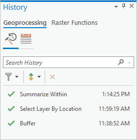 Panel Historial