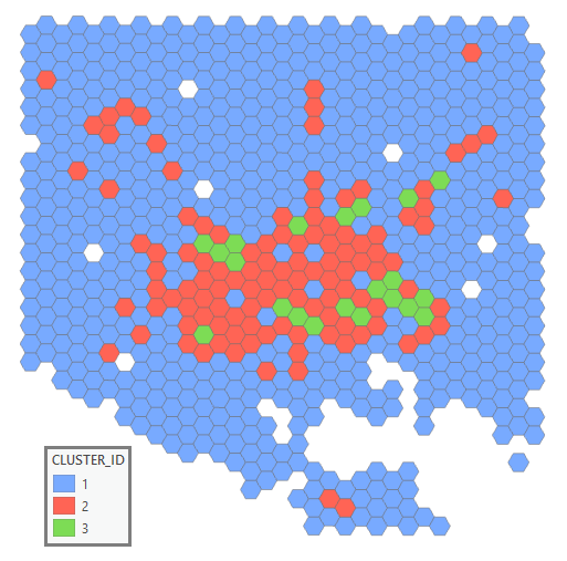 Resultado de Clustering de serie temporal