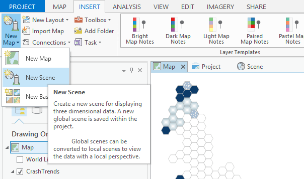 Insertar una nueva escena