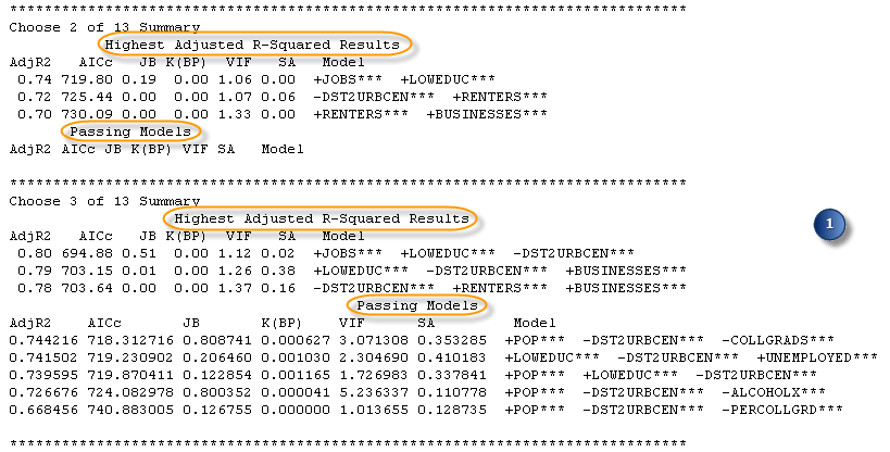 Sección 1 del informe Regresión exploratoria