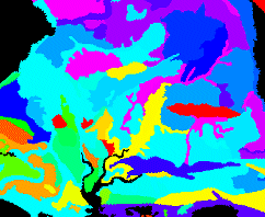 Ejemplo de clasificación de mapa de color
