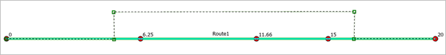 Route1 before cartographic realignment