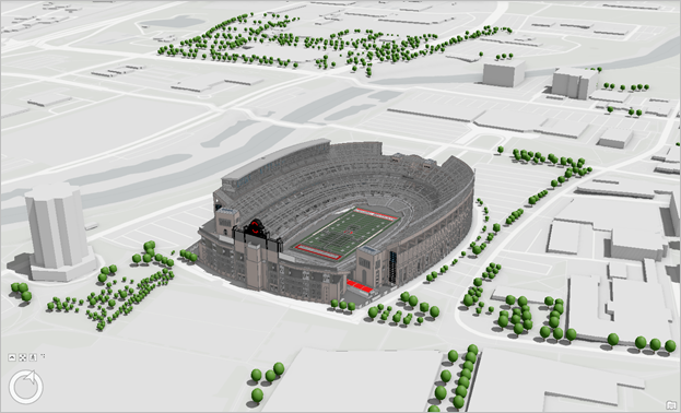 Capas 3D de OpenStreetMap con datos locales