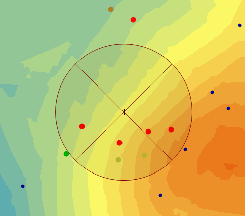 Geostatistical Analyst prediction surface