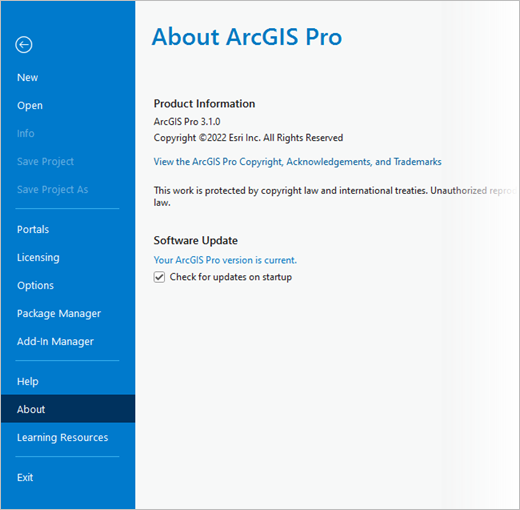 Configuración de ArcGIS Pro