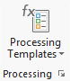 Plantillas de procesamiento