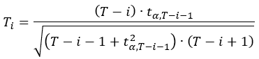 Calcular el valor crítico