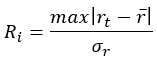 Calcular la estadística de prueba