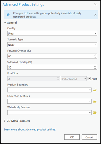 Configuración avanzada de productos