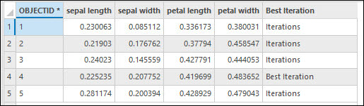 Salida de la tabla de importancia variable cuando se utiliza más de un ciclo para la validación