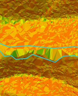 Cresta antes de la reparación Cresta antes de la reparación