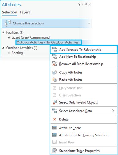 Agregar seleccionados a la relación Agregar seleccionados a la relación