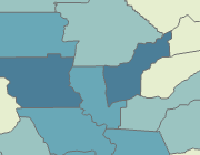 Objetivo del esquema de color configurado para aplicar rellenos Objetivo del esquema de color configurado para aplicar rellenos