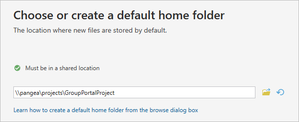 Página Carpeta de inicio predeterminada del asistente Página Carpeta de inicio predeterminada del asistente