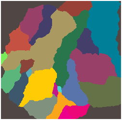 Cuencas hidrográficas delimitadas Cuencas hidrográficas delimitadas