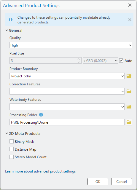 Configuración avanzada para varios productos