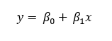 Ecuación de línea de tendencia lineal