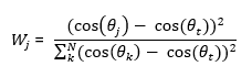 Ecuación de pesos