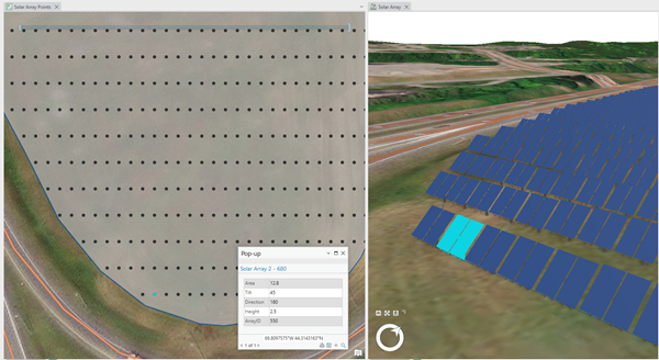 Conjunto de paneles solares