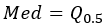 Fórmula de mediana